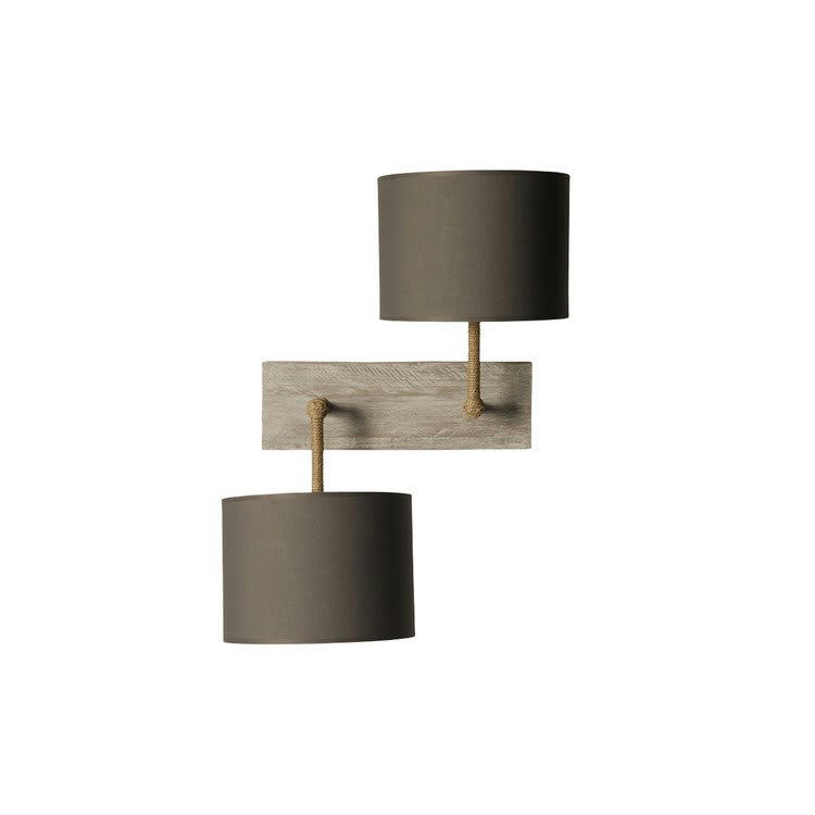 NATURE - Applique murale en bois gris