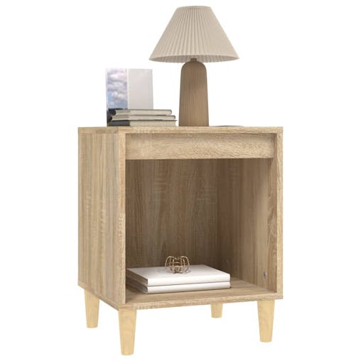 NNEVL Bedside Cabinet Sonoma Oak 40x35x50 cm