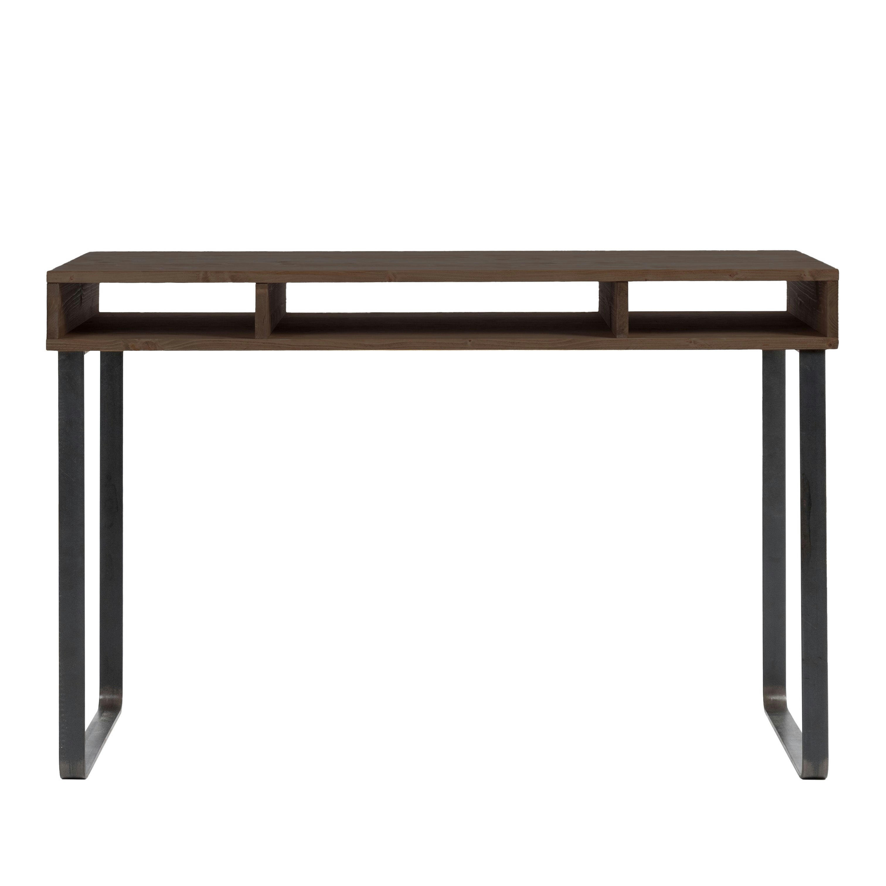 ELMA - Bureau en bois  de couleur marron