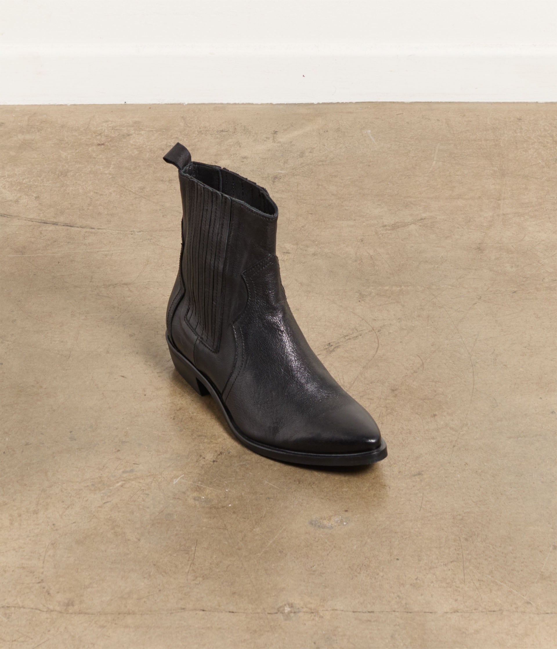Boots western noires Mala