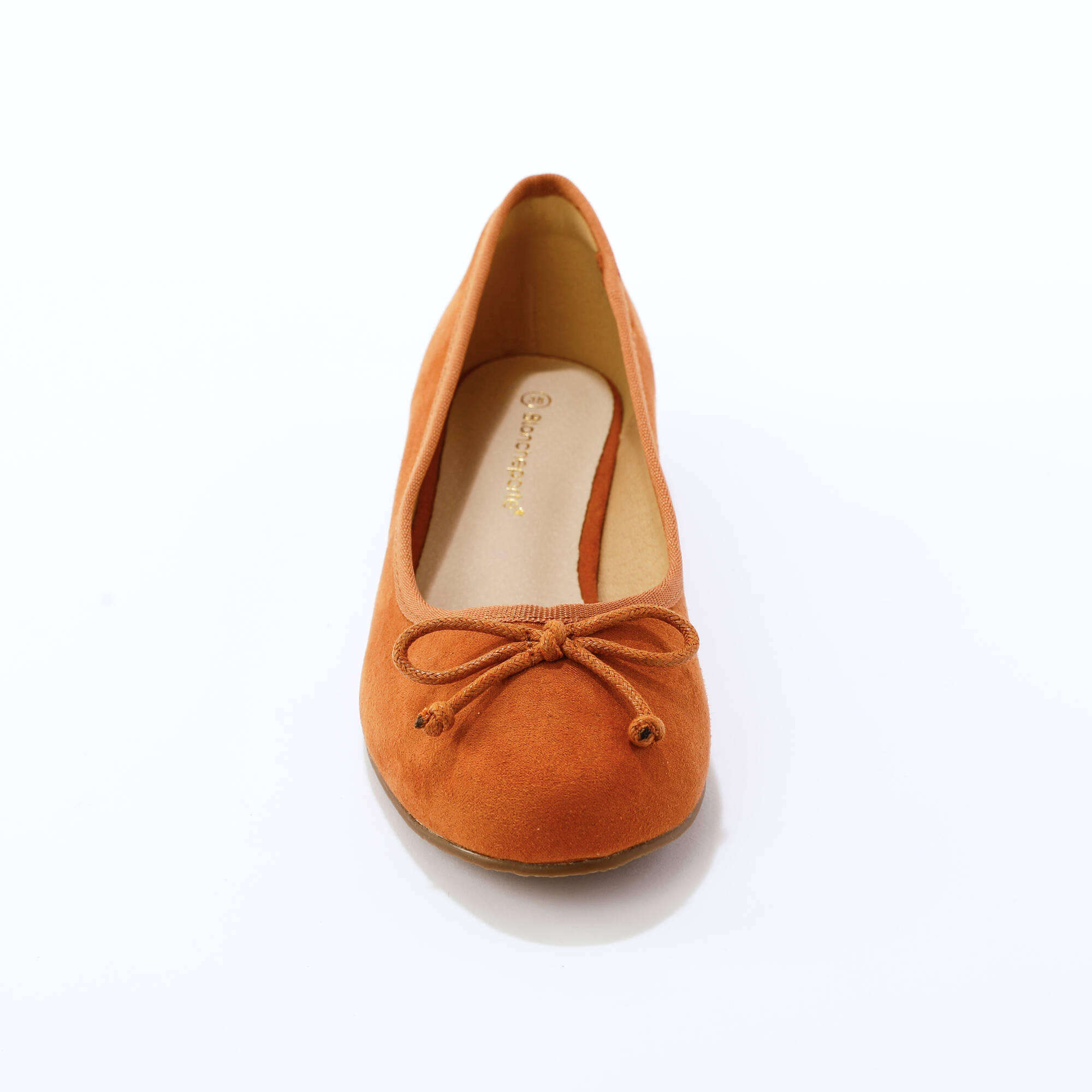 Ballerines plates microfibre