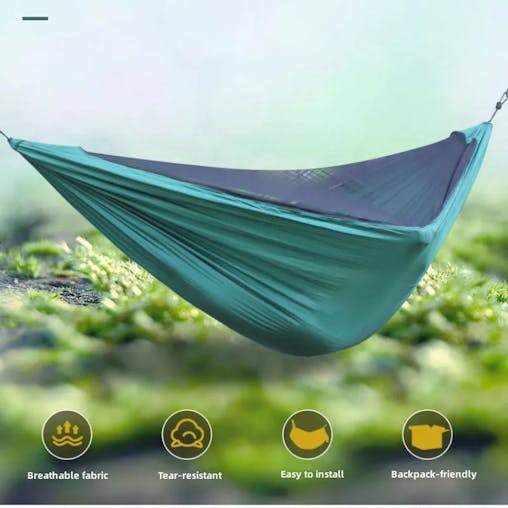 NNEOBA LightweightCamping Hammock with Mosquito Net