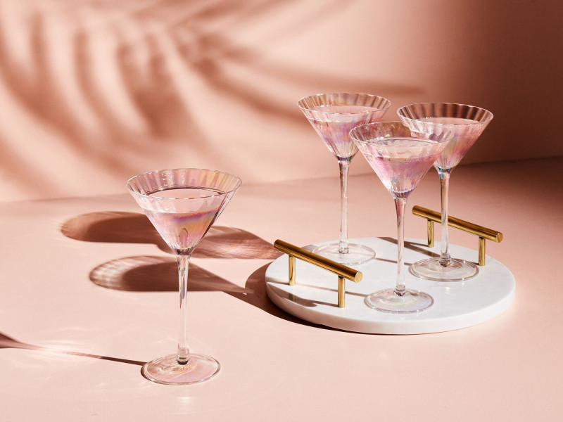 Zestaw 4 kieliszków do martini 220 ml