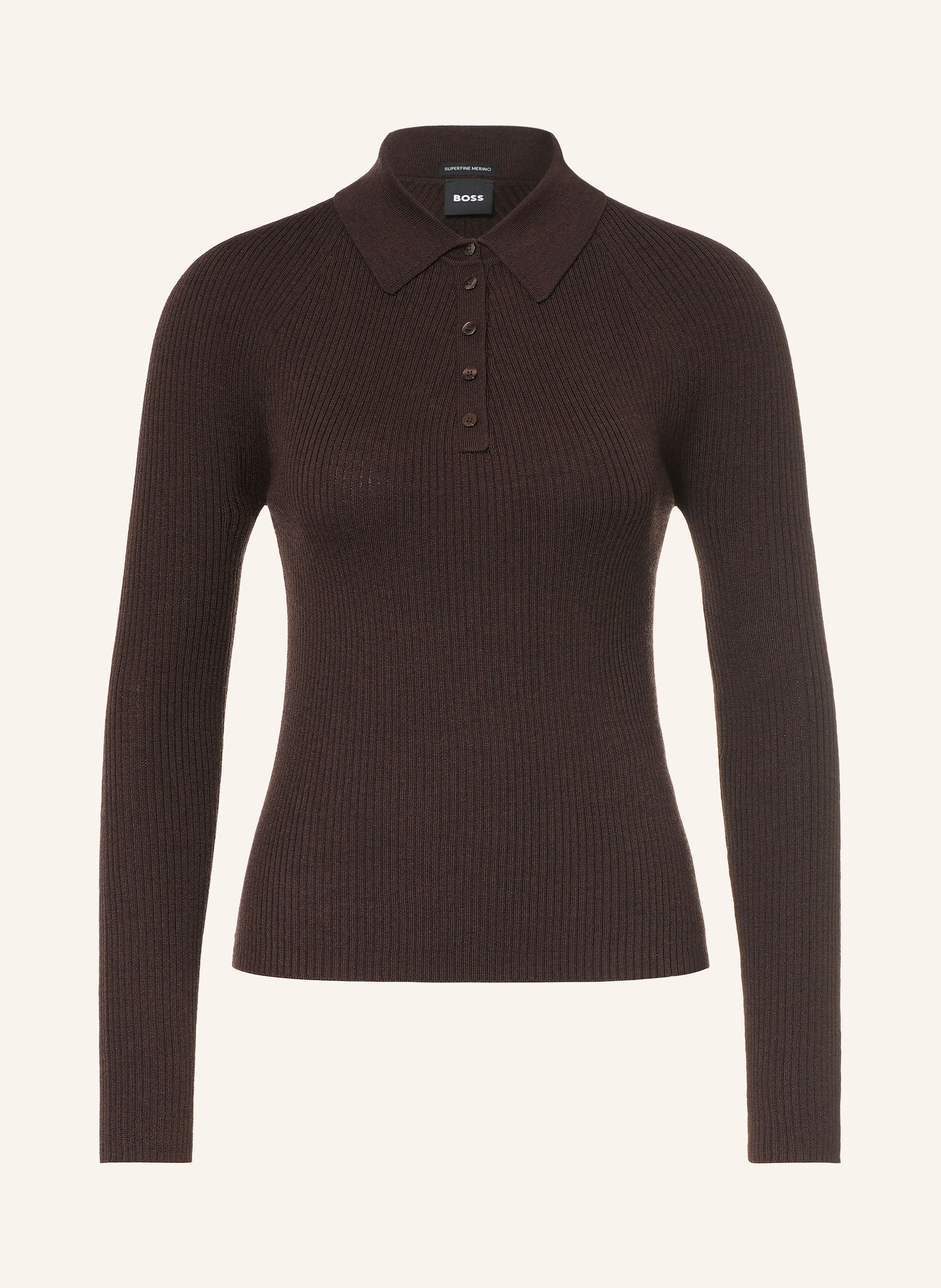 BOSS Strick-Poloshirt FAELINA
