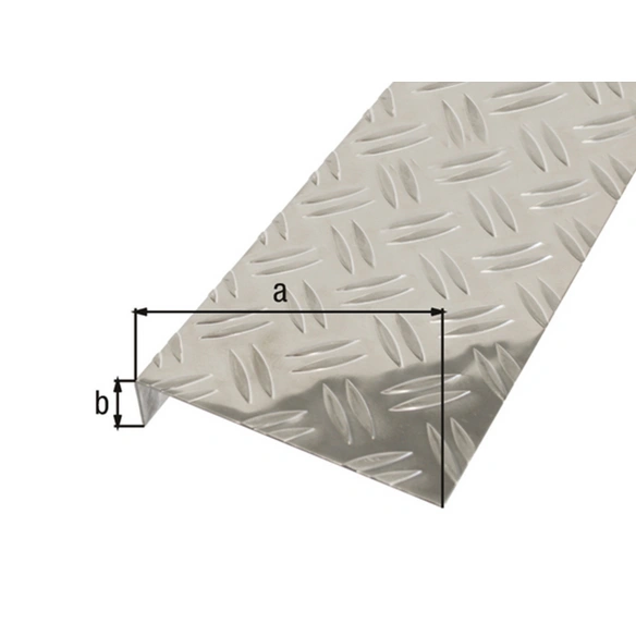 Strukturblech, Aluminium, silberfarben, 1 Stück