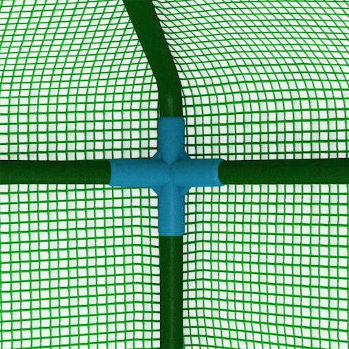 NNEVL Greenhouse with Steel Frame 0.5 m? 1x0.5x1.9 m