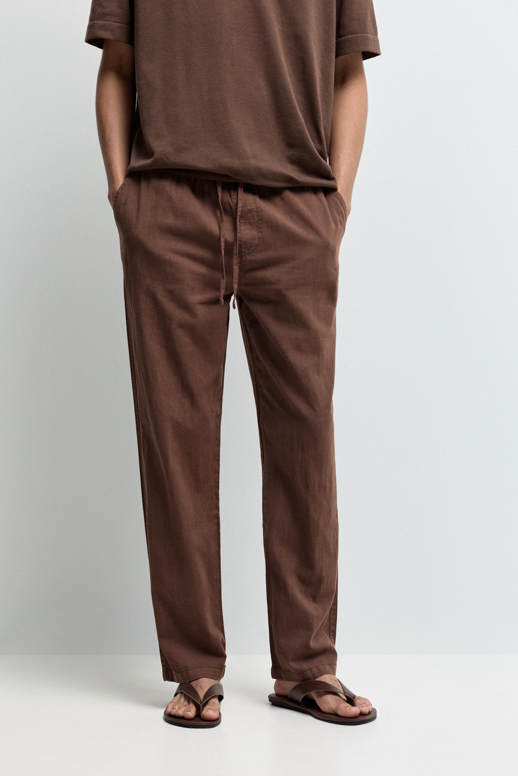 Pantalón jogger lino - algodón
