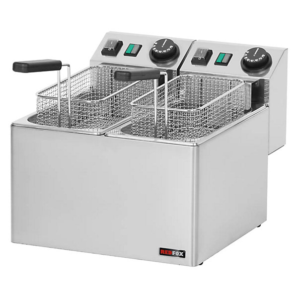 Friteuse électrique double 0,42 kW/l, 5 5 l TOP 230 V FE 44 E - Redfox