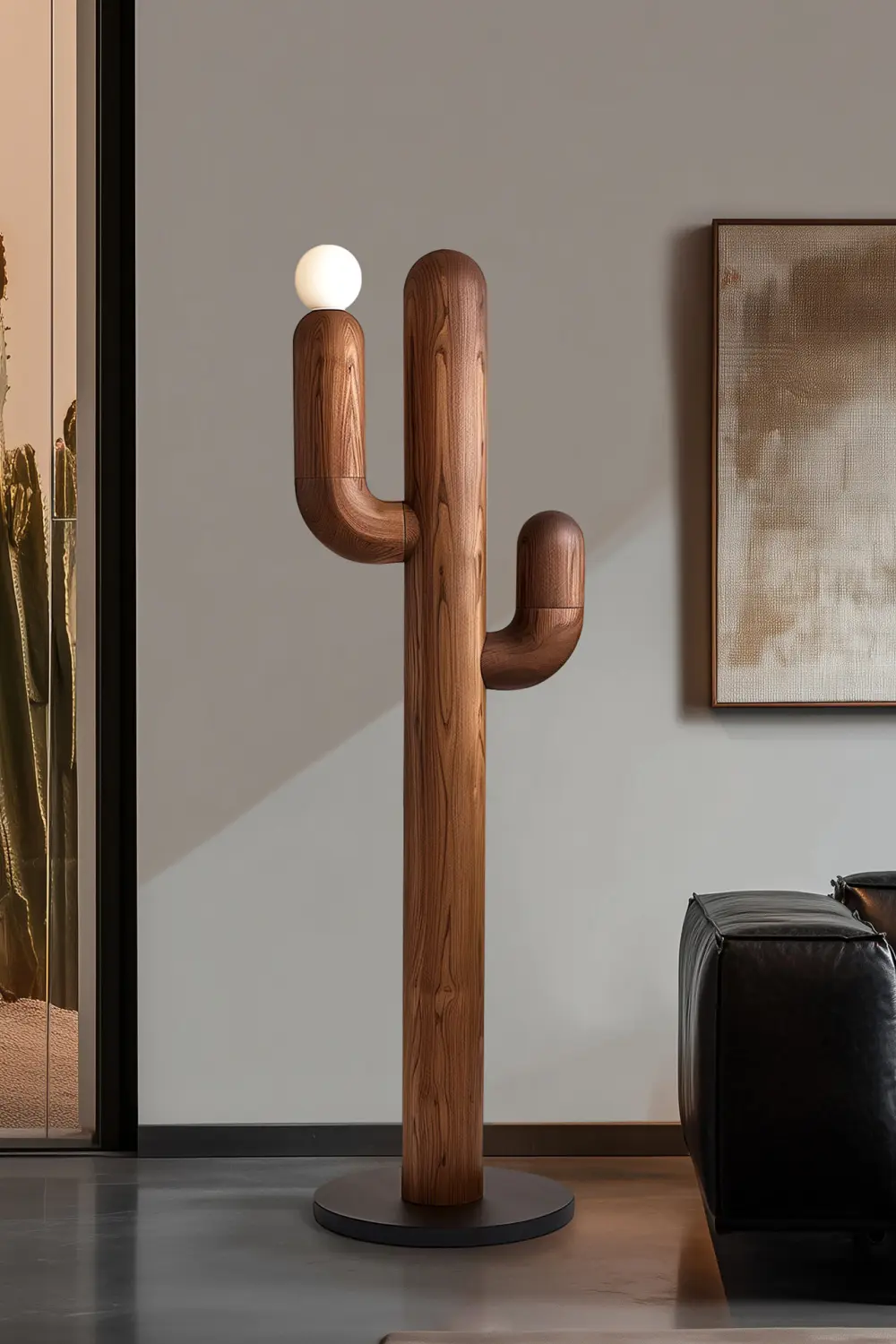 Wooden Art Lamp #WL104