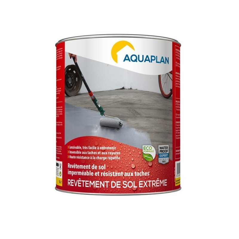 Revêtement de sol extrême gris 4 L AQUAPLAN