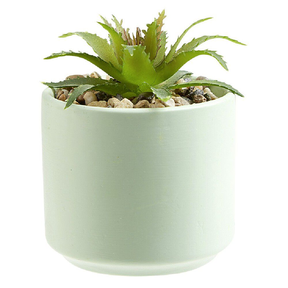 Plante artificielle avec pot céramique