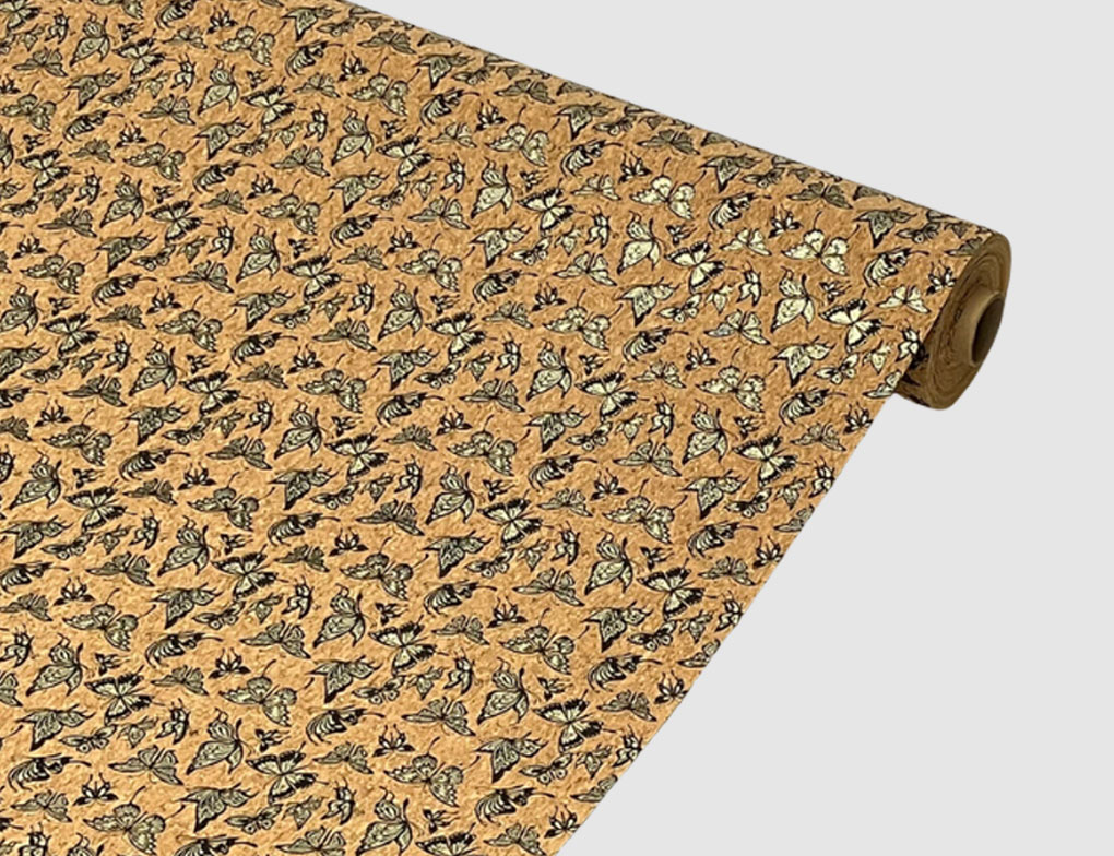 Korkstoff Schmetterlinge Gold