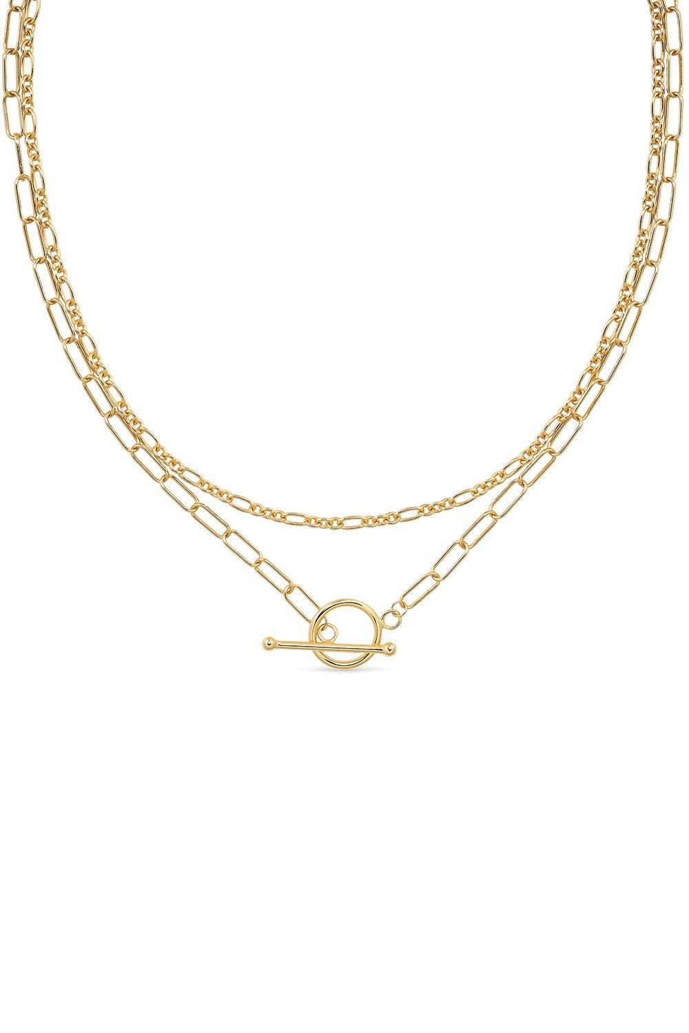 Elk & Bloom 14K Gold Link Chain Minimalist Choker