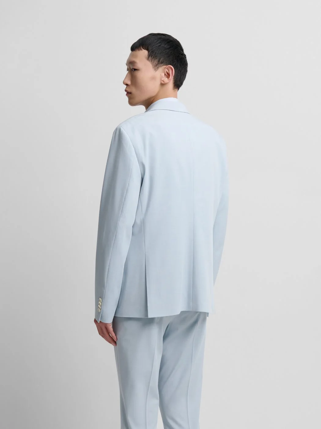 Costume 2 pièces slim bleu clair