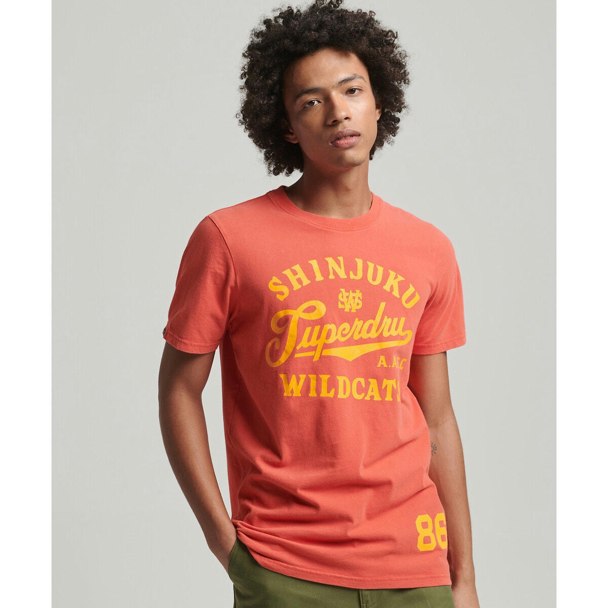T-shirt manches courtes imprimé, col rond