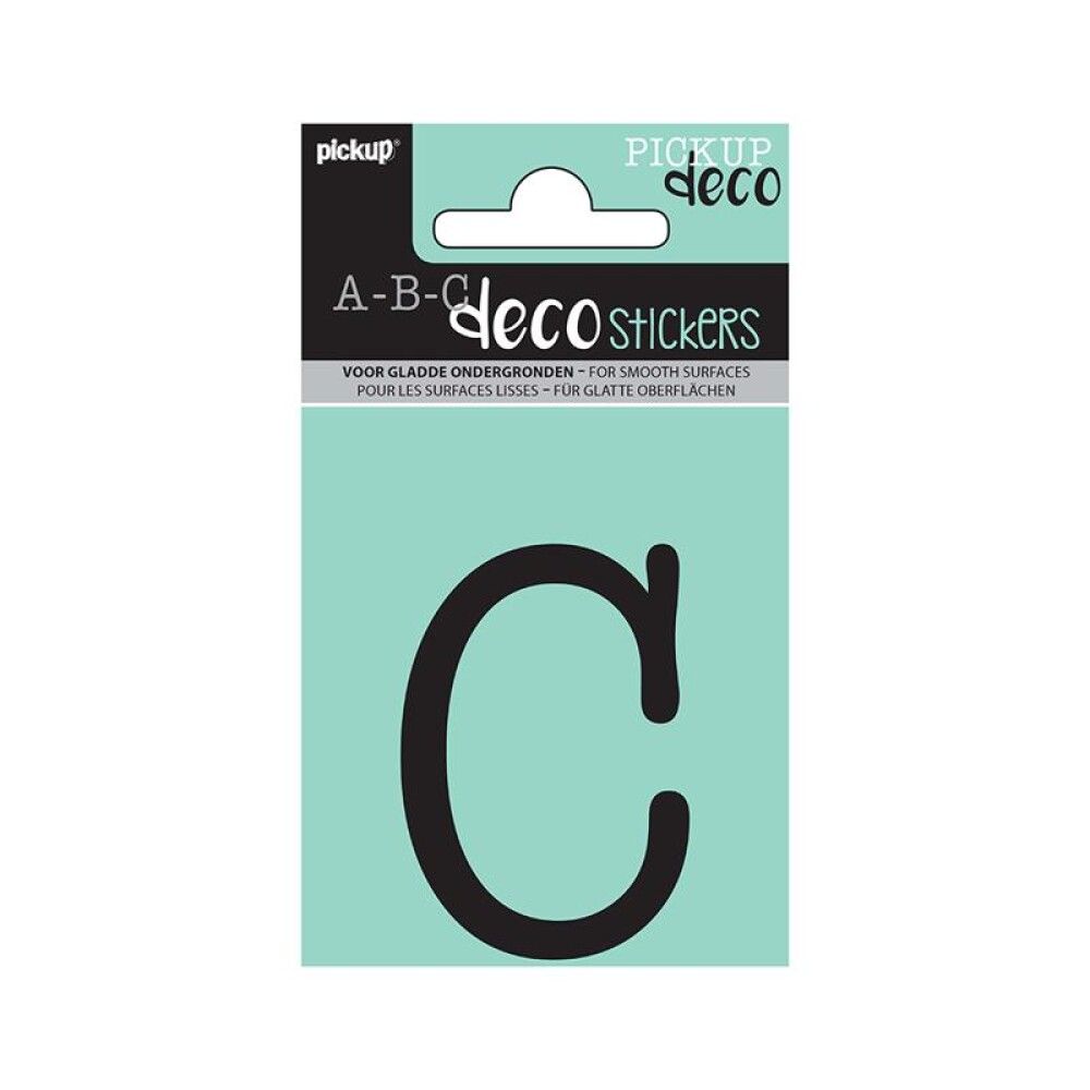 SKILT PICKUP ABC DECO MAUD 60 MM C SORT