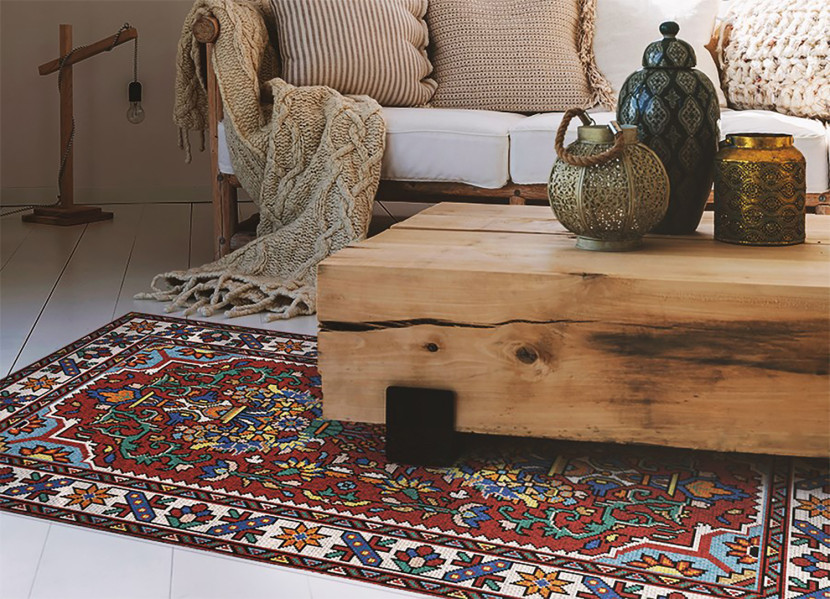 Dywan winylowy do domu Stary perski styl 60 x 90 cm