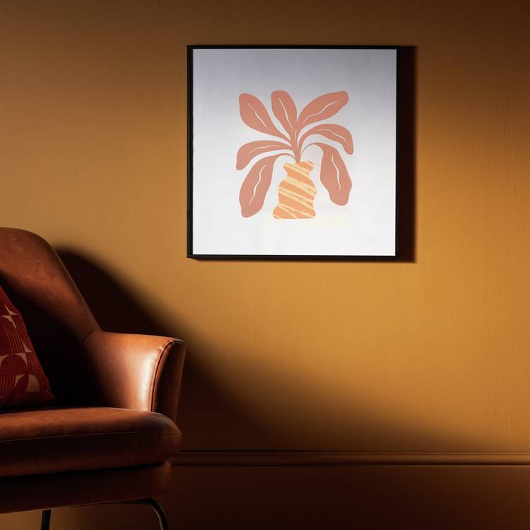 Habitat Aluminus Black Metal Picture Frame - 50x50cm