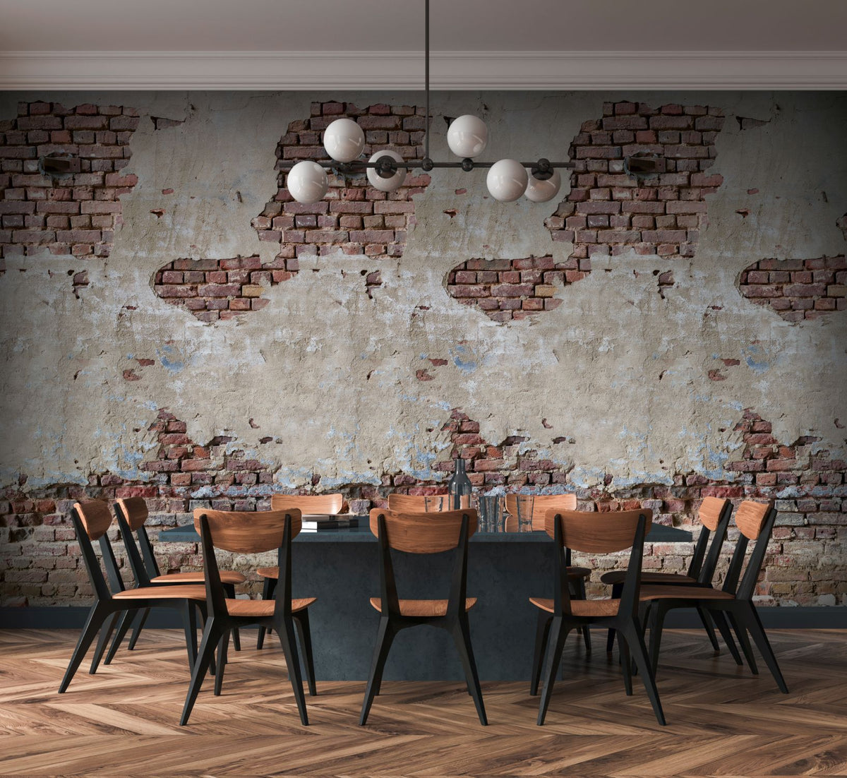 Livingwalls fotobehang steen beige, bruin en crème - 159 x 280 cm - AS-392351