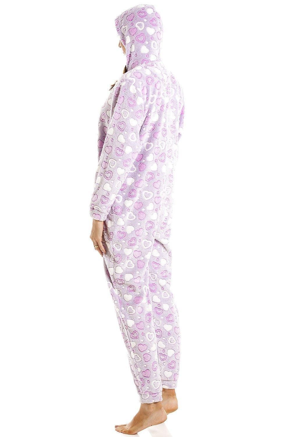 Camille Multicoloured Supesoft Heart Print Onesie