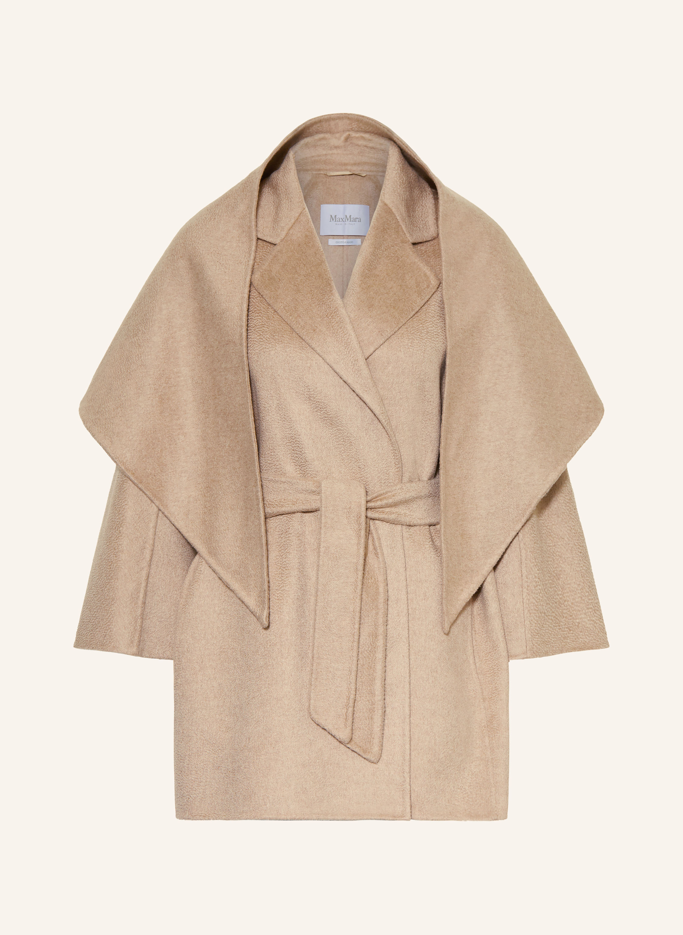 Max Mara Set DETTO: Cashmere-Mantel und Schal