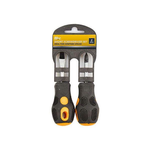 Bloc Short Screwdriver Set 2 Pack