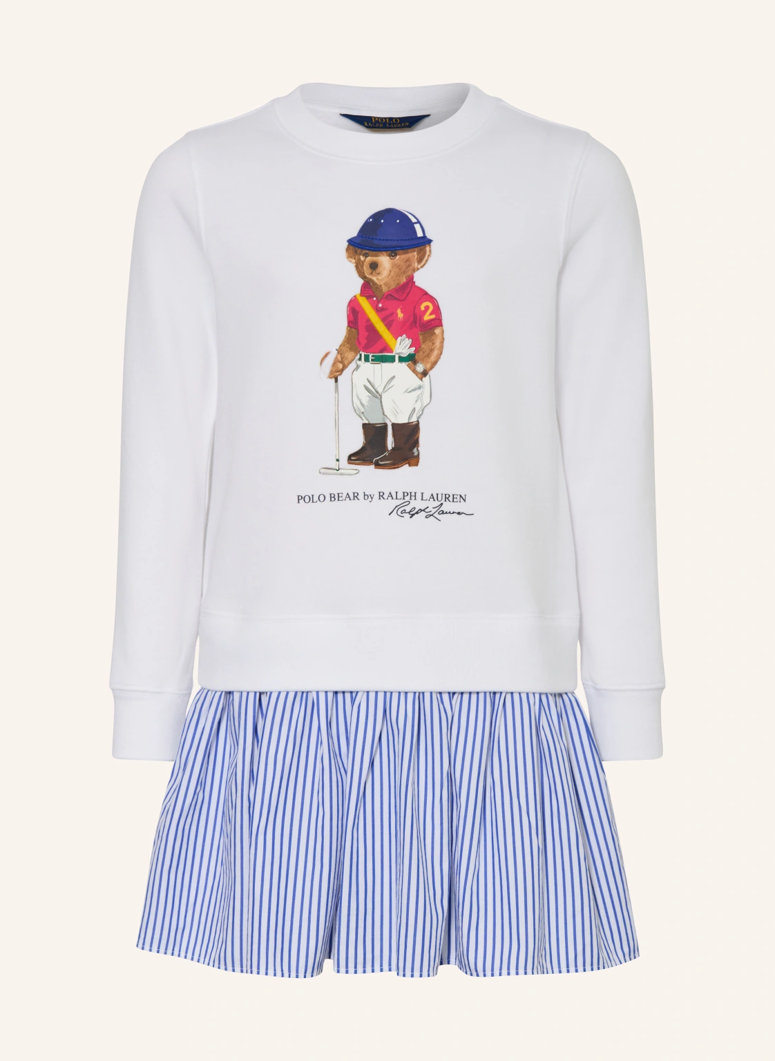 POLO RALPH LAUREN Kleid im Materialmix