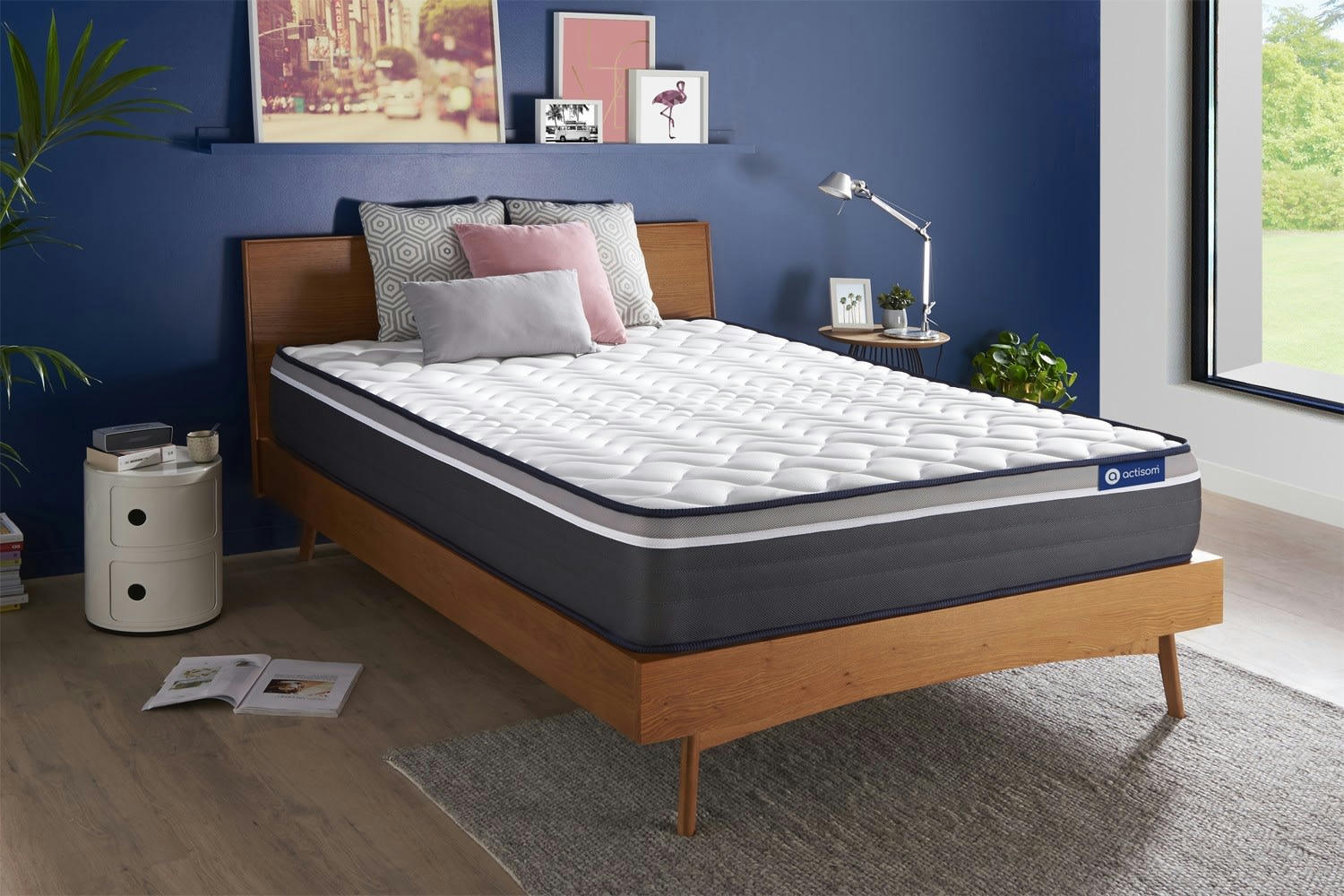 ACTIFLEX PLUS - Matelas 140x190 cm Ressorts ensachés et mémoire de forme