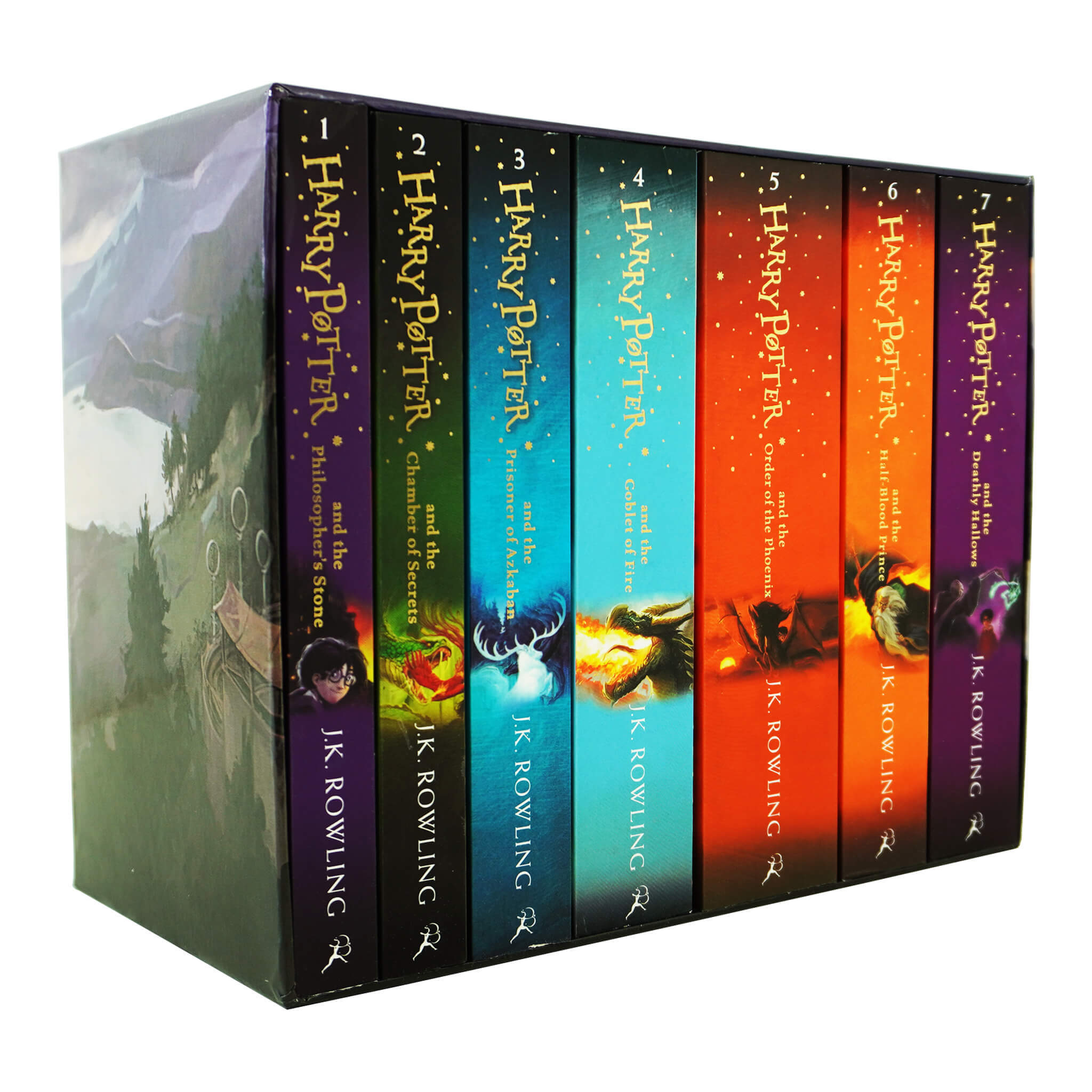 Harry Potter The Complete Collection by J.K. Rowling 7 Books Box Set - Ages 9+ - Paperback
