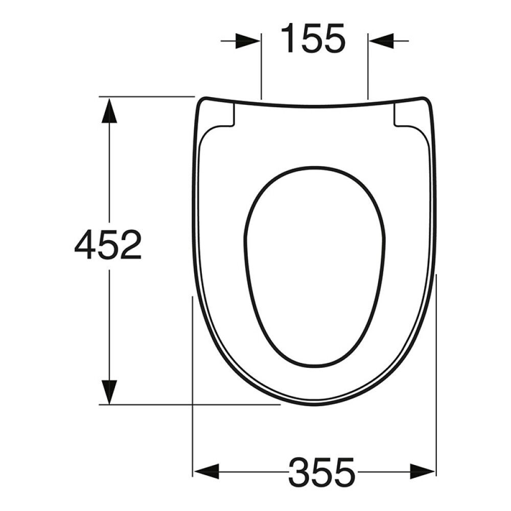 TOALETTSETE GUSTAVSBERG NAUTIC HVIT SC/QRS
