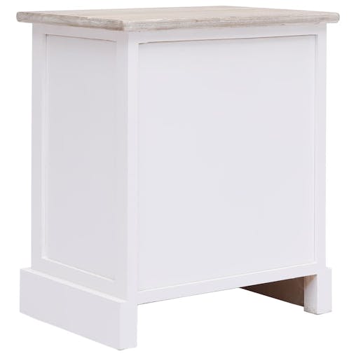 NNEVL Bedside Cabinets 2 pcs 38x28x45 cm Paulownia Wood