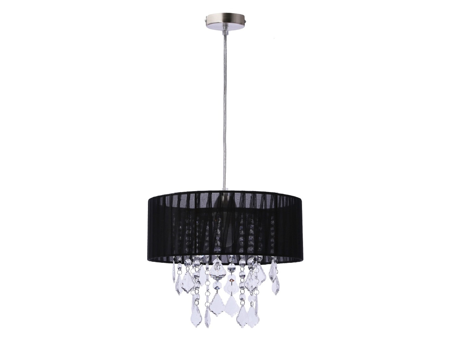 Lampa wisząca Leda metalowa czarna
