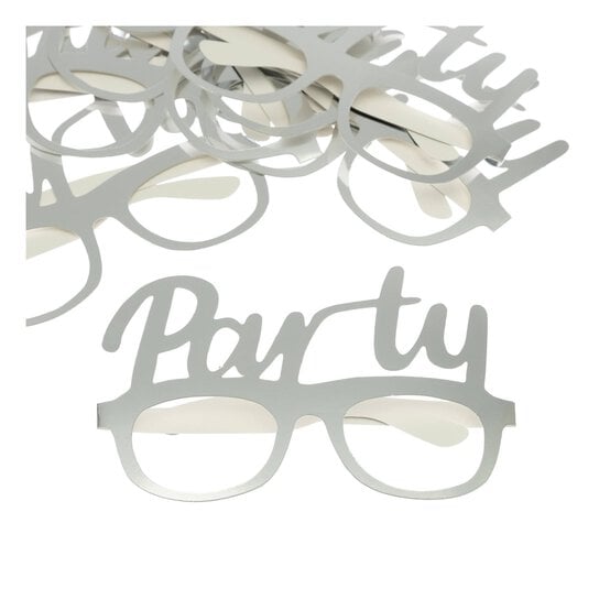 Silver Foil Party Glasses 8 Pack
