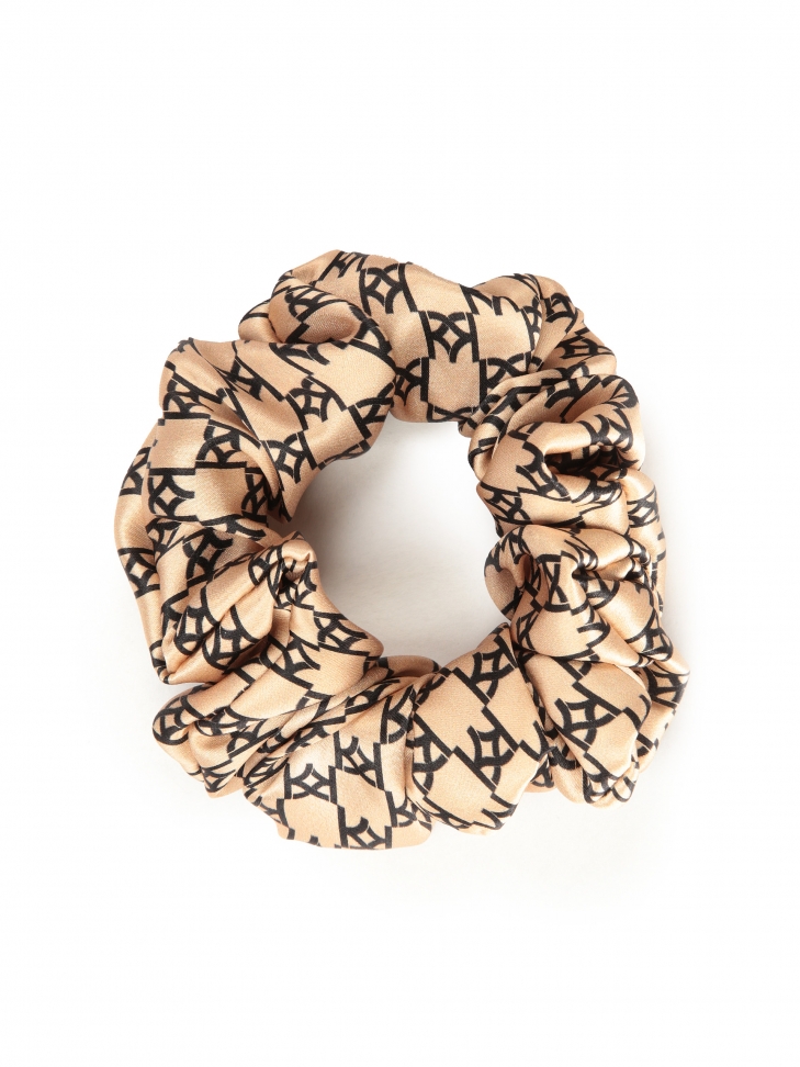 Silk satin rubber band gentle on hair