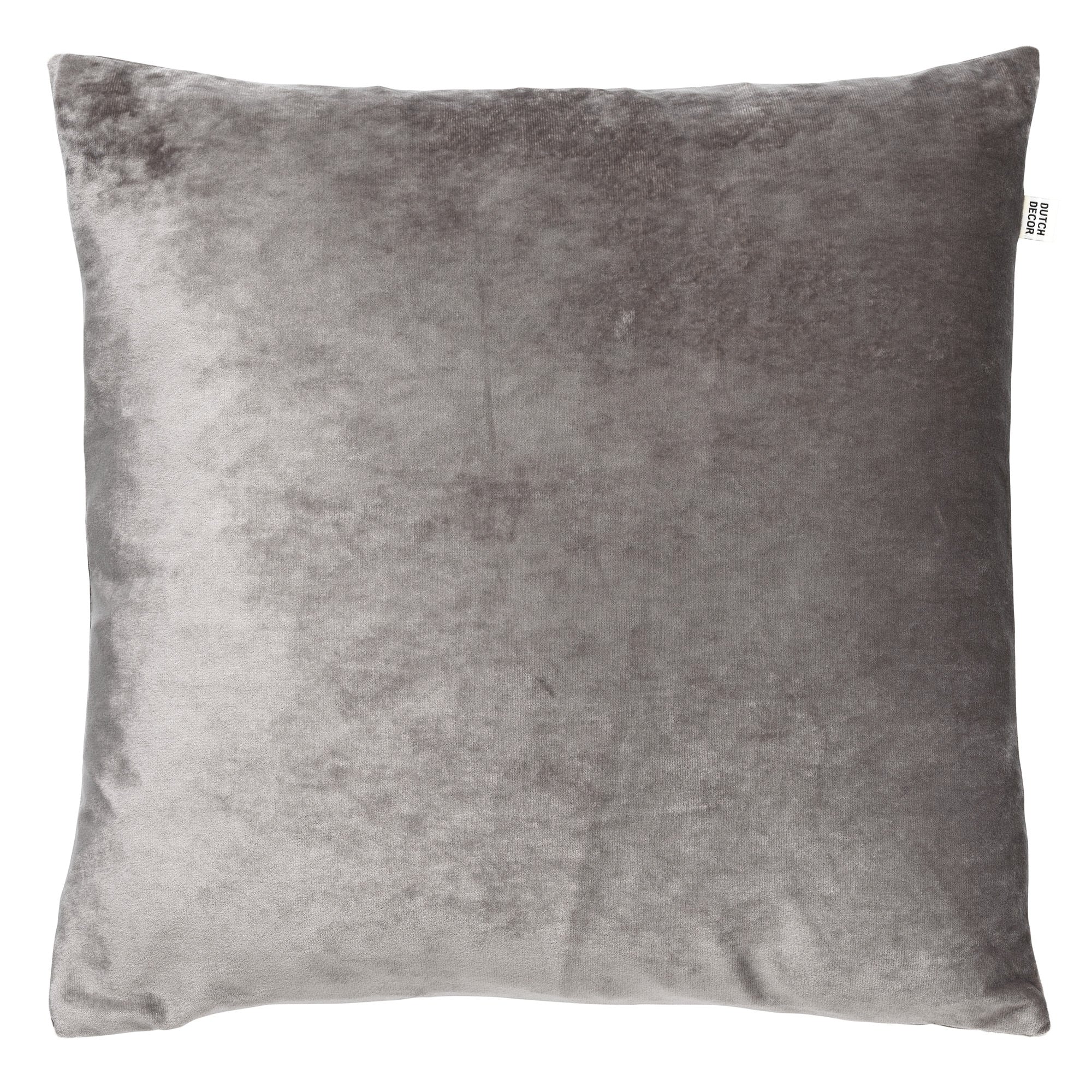 SKY - kussenhoes 45x45 cm - velvet - Driftwood - taupe