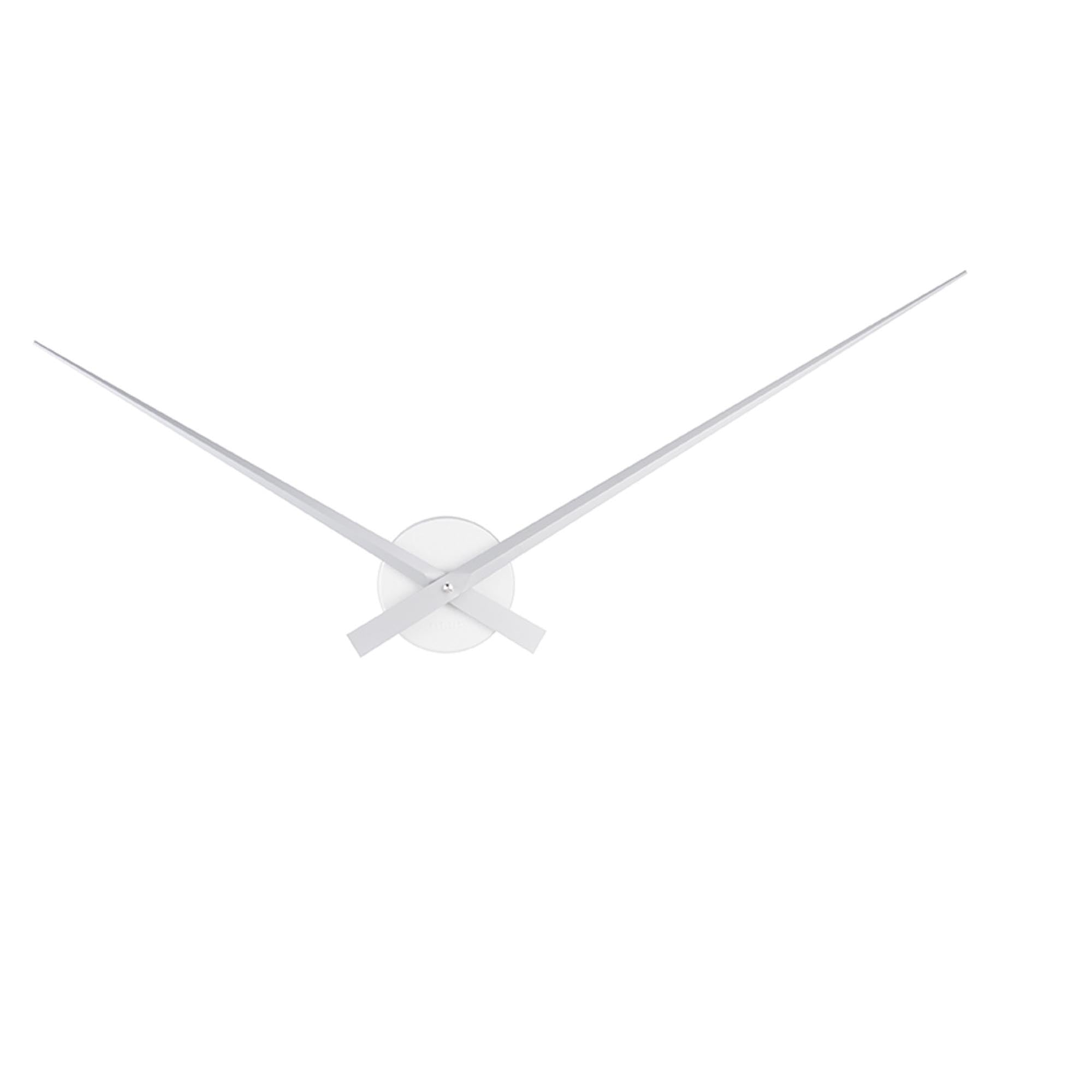 Karlsson wandklok - zilver - Ø77.5cm