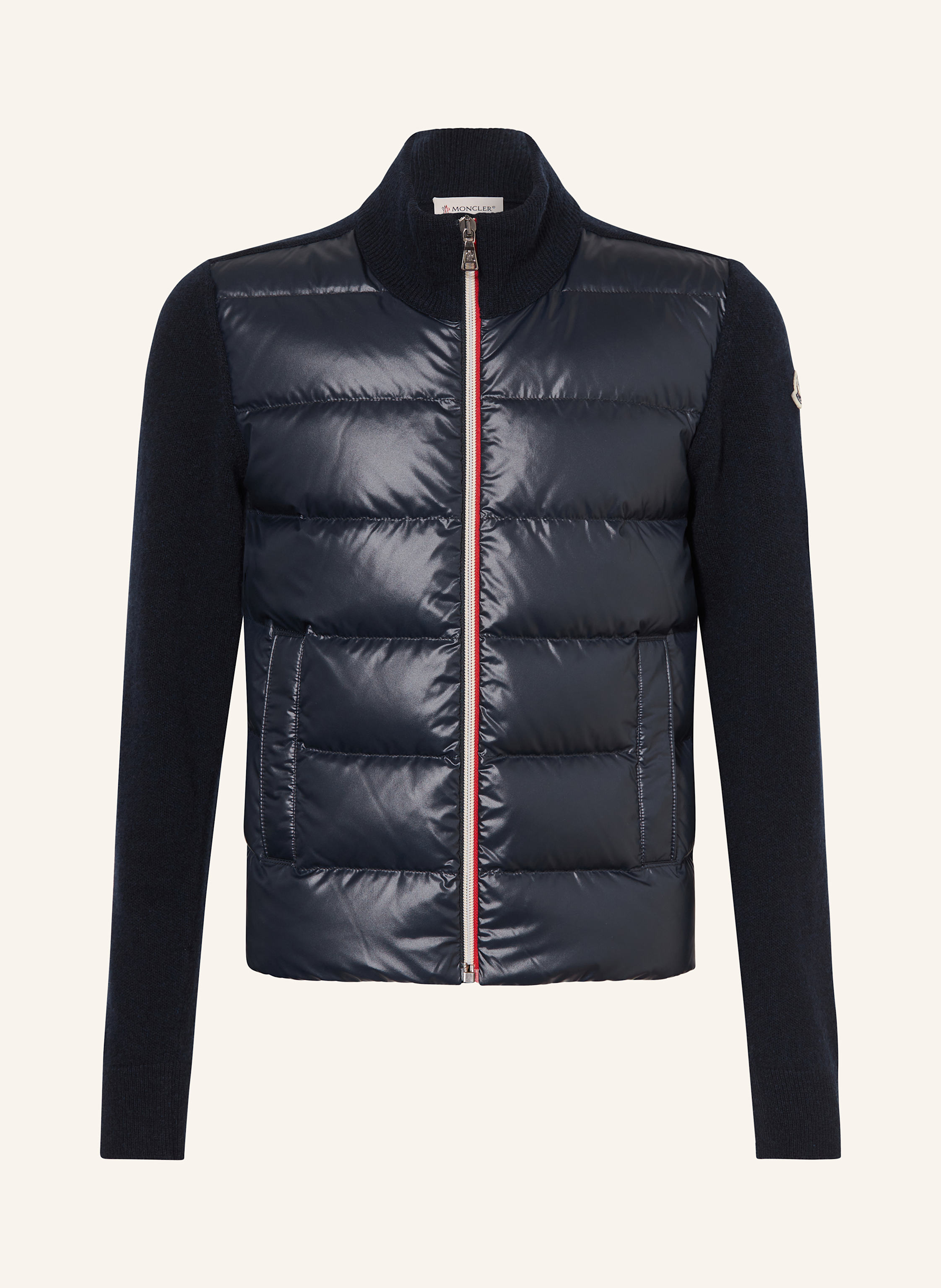 MONCLER enfant Daunenjacke im Materialmix