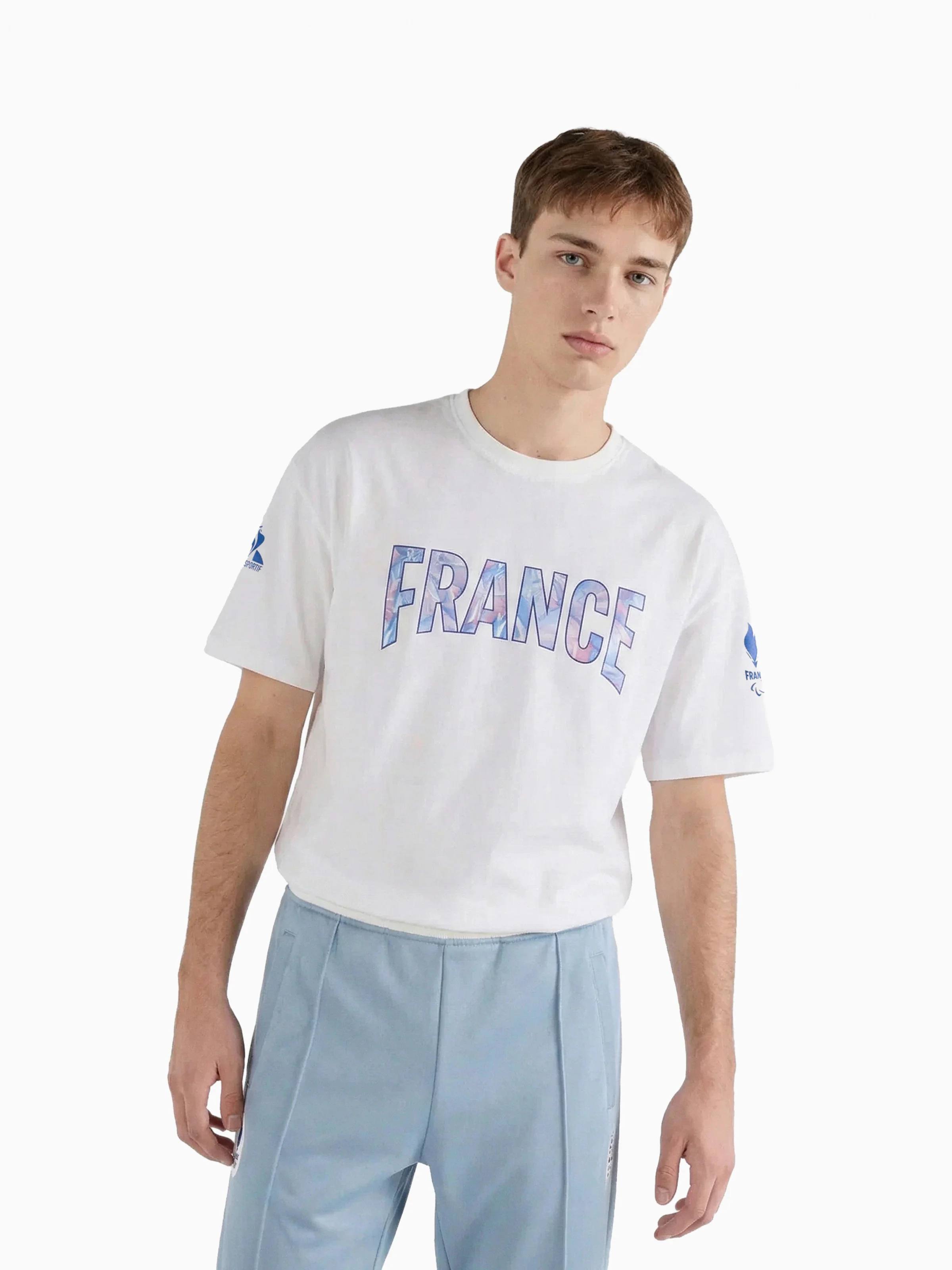 T-shirt FRANCE en jersey de coton JP Milano-Cortina