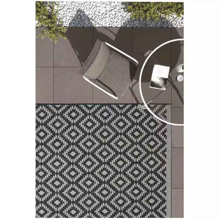 Genesis Grey Indoor Outdoor Rug