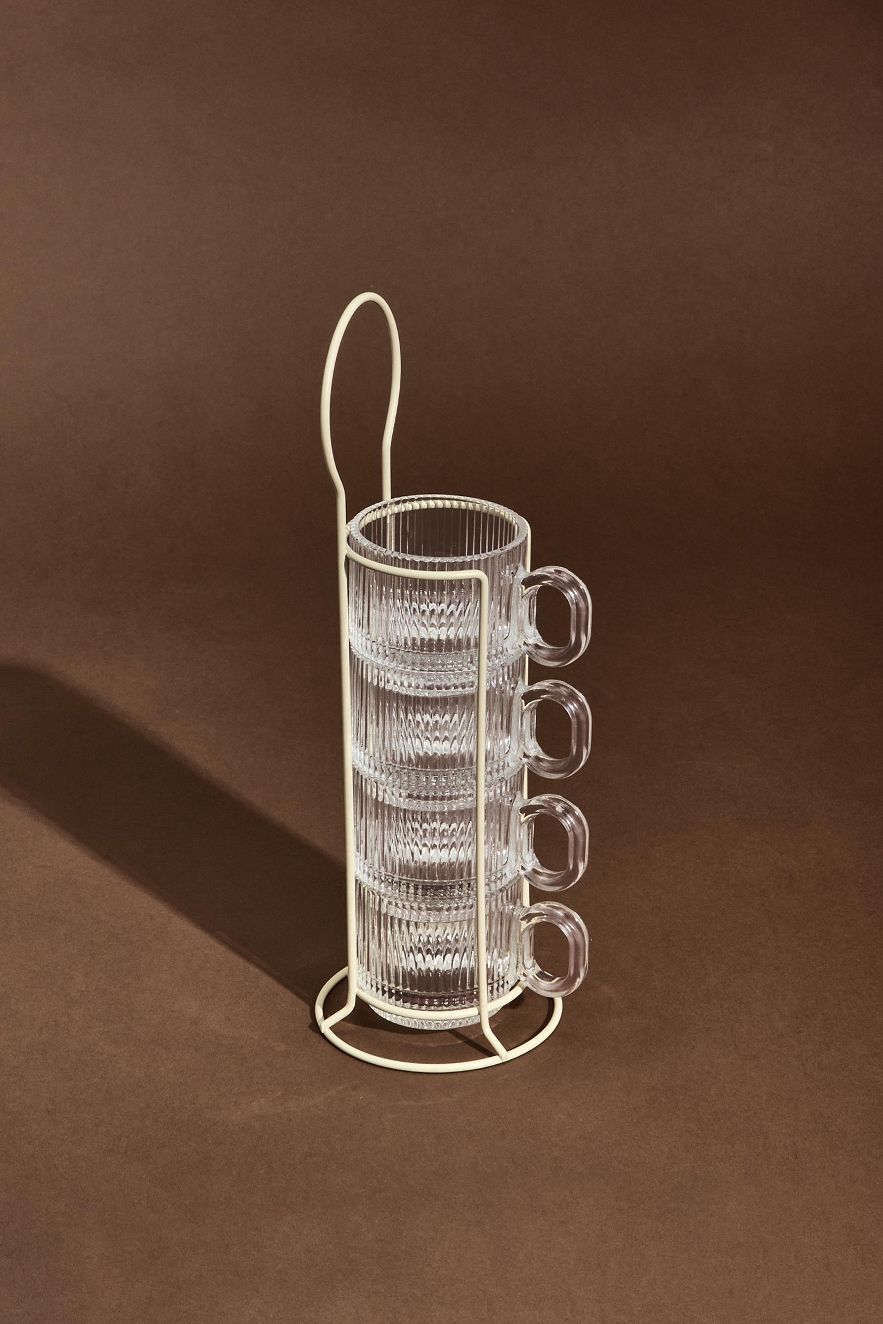 Torre 4 tazas borosilicato 85ml