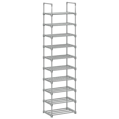 Stojak Na Buty, 10-Poziomowy Metalowy Organizator Buta