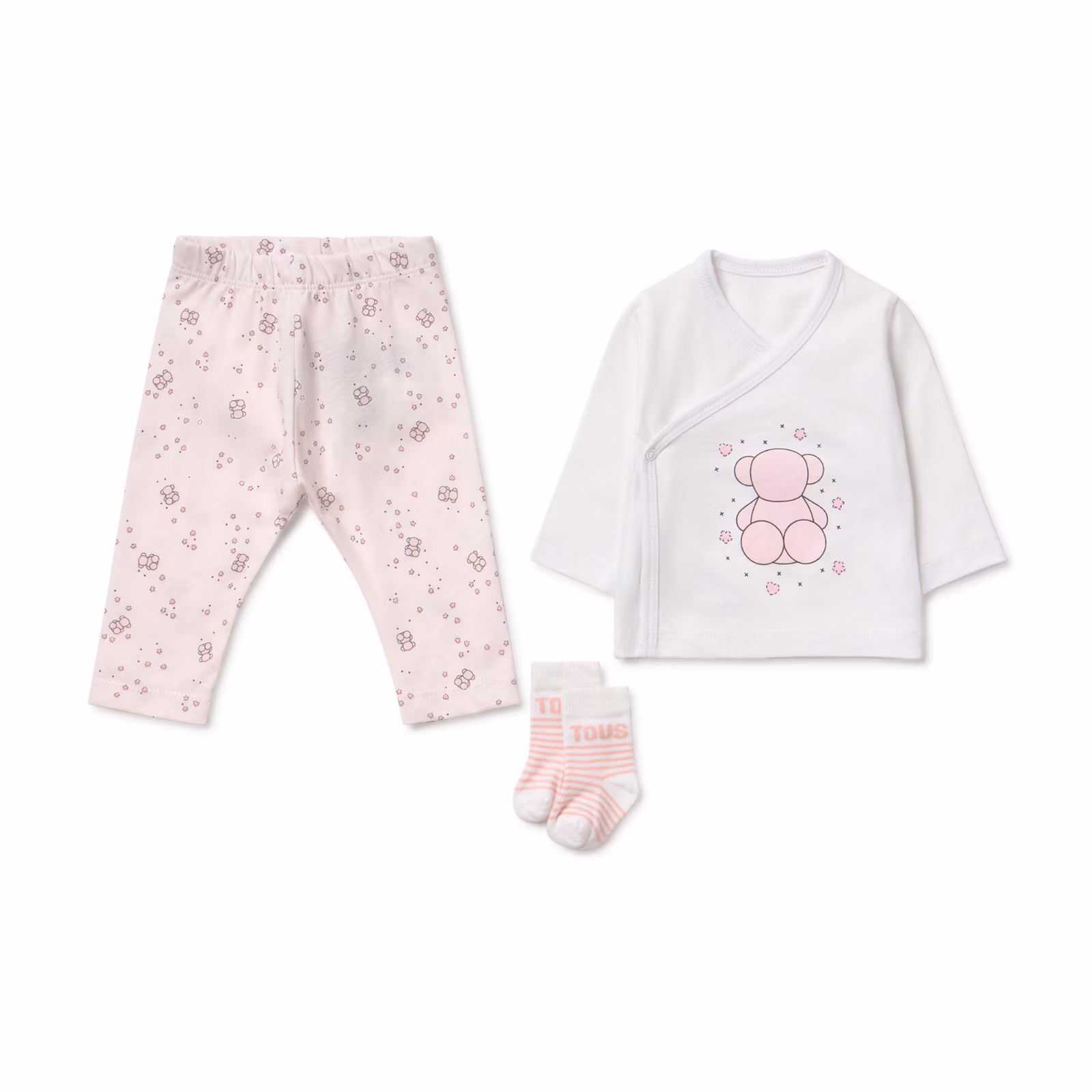 Set de bebé para primera puesta Tender rosa