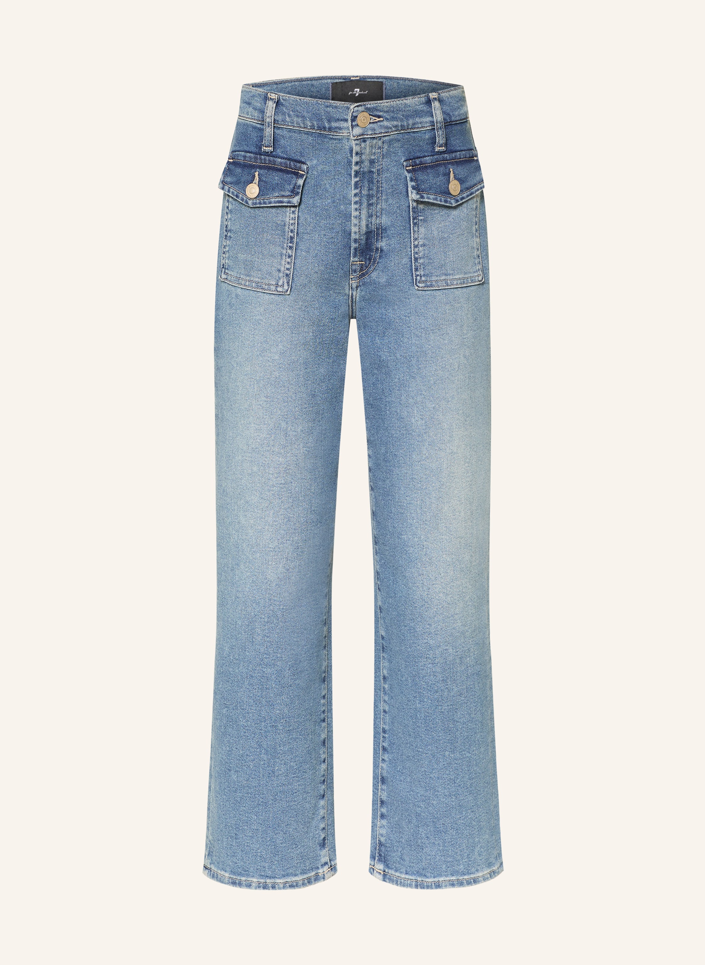 7 for all mankind Straight Jeans STOVEPIPE VINTAGE STRAIGHT ANKLE