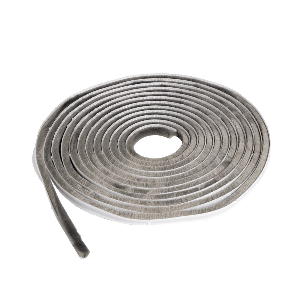 Joint brosse adhésif d'isolation pour porte et fenêtre 9mmx6m blanc
