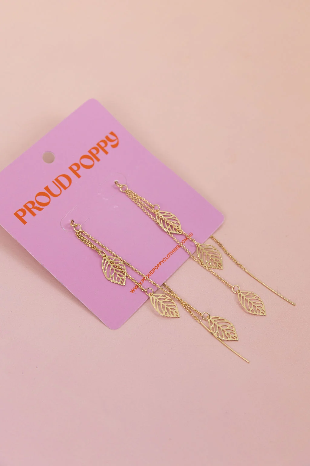 Leaf Drop Earrings