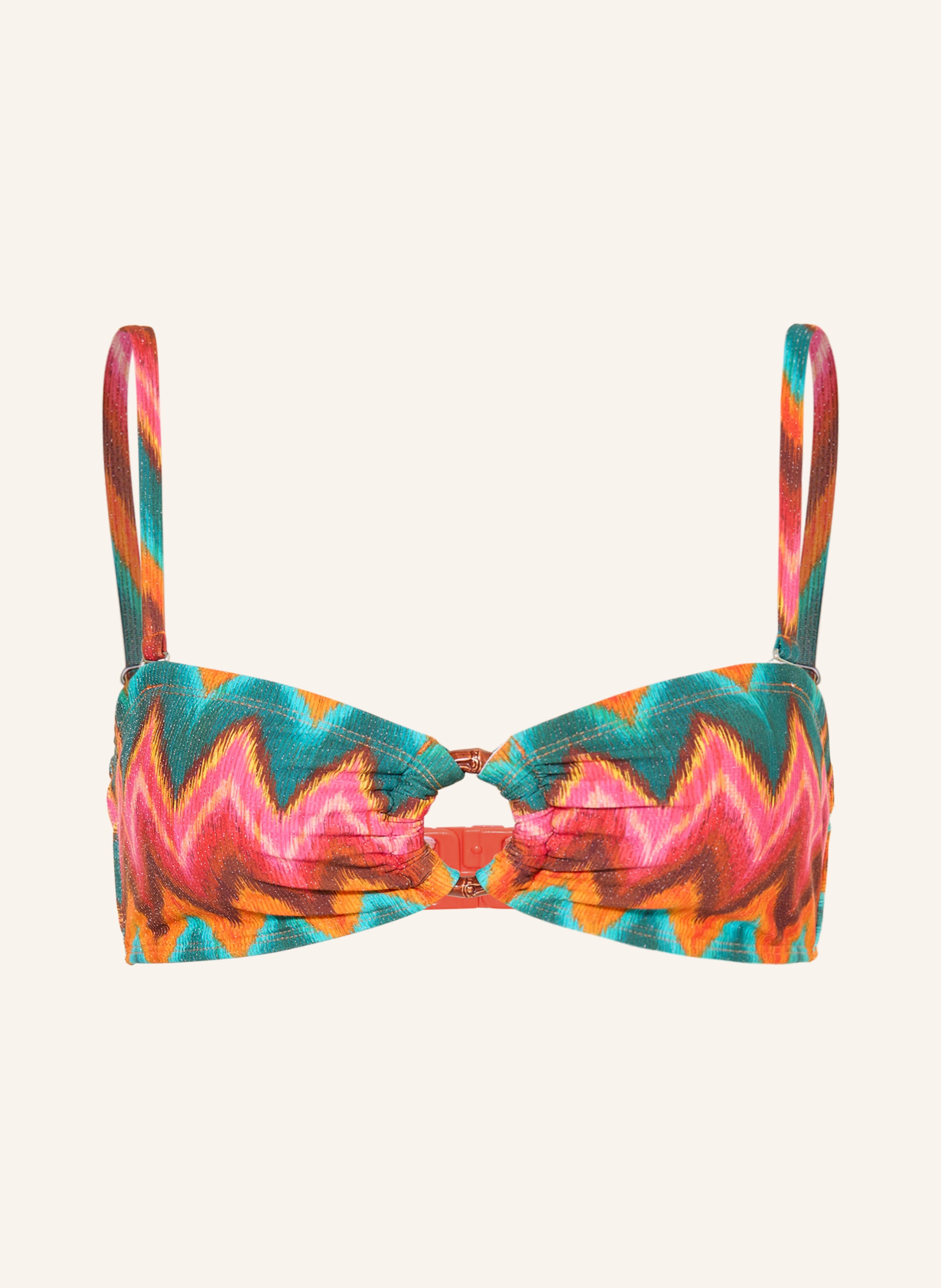 BANANA MOON Bandeau-Bikini-Top MYERO NALIKA mit Glitzergarn