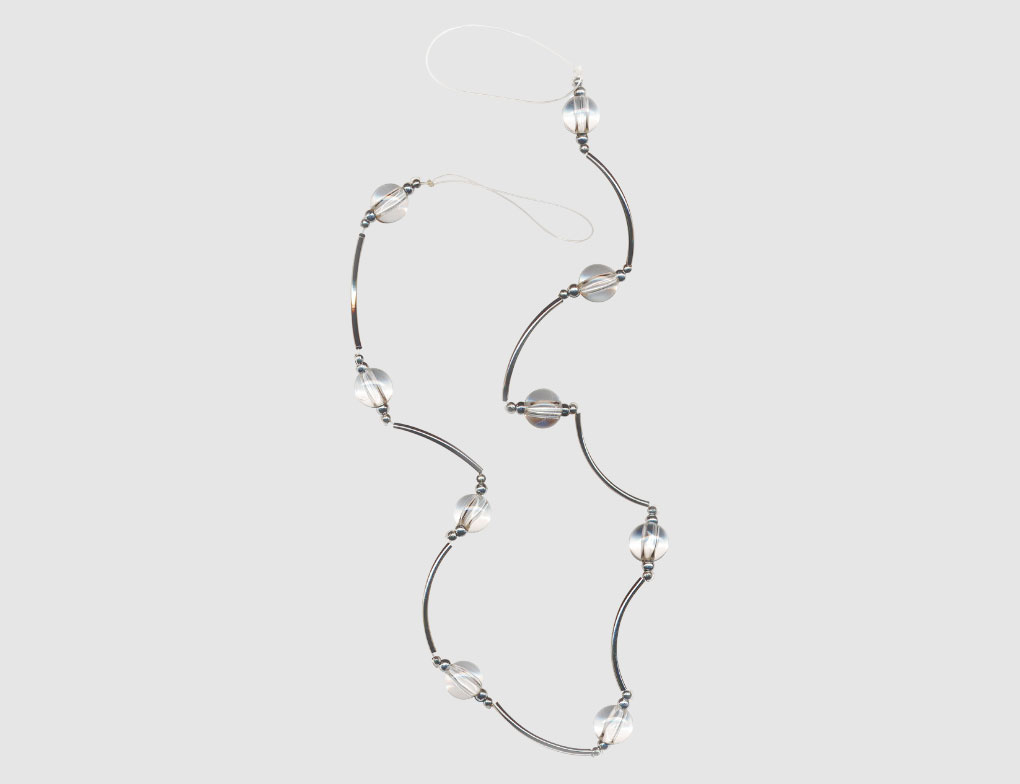 Raffhalter Perlen Transparent