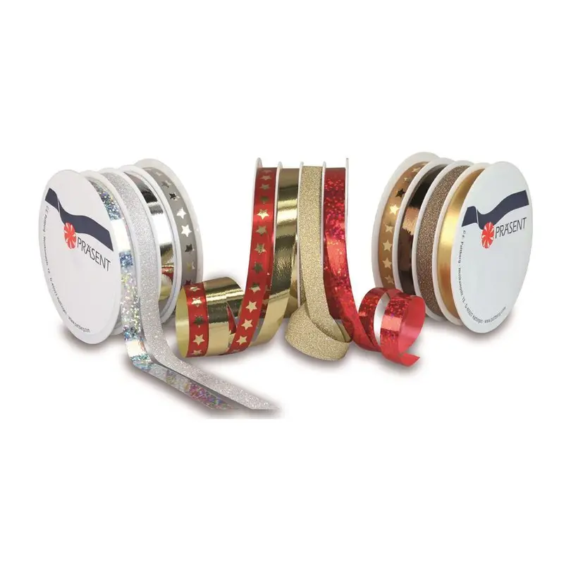 Geschenkband Glitter Star