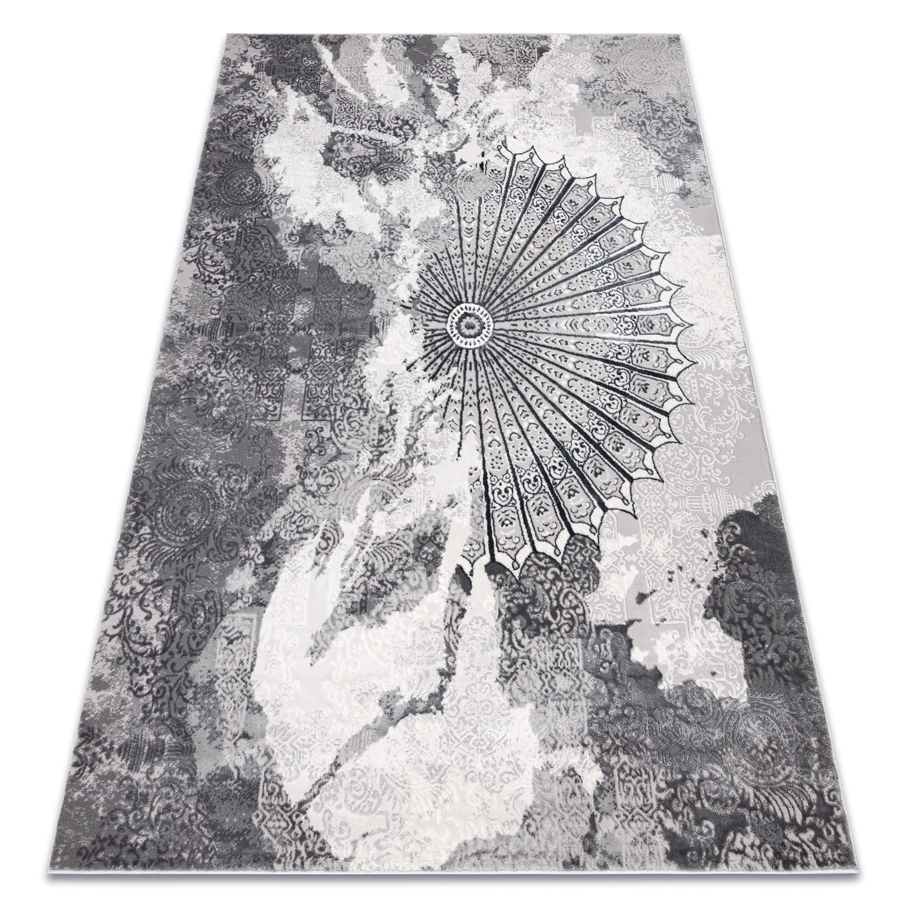 Dywan ALLURE 5715 Abstrakcja - Strukturalny, stylowy, glamour 80x150 cm