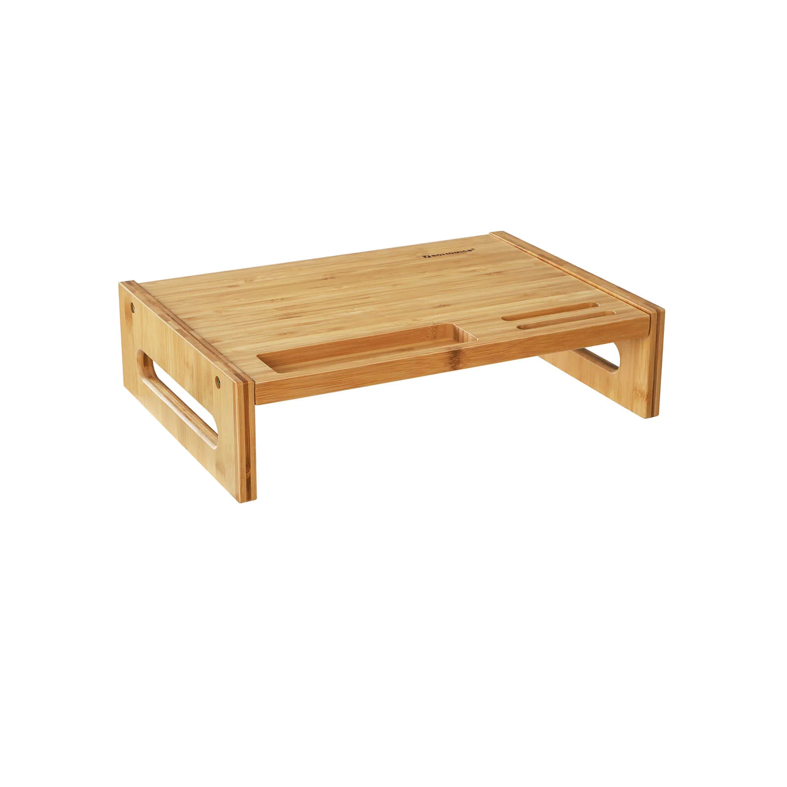 Support d'ordinateur ergonomique en bambou